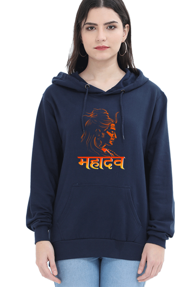 Shiv Ji Mahadev Hoodie Sweatshirt T-Shirts for Women Vastrdhamm