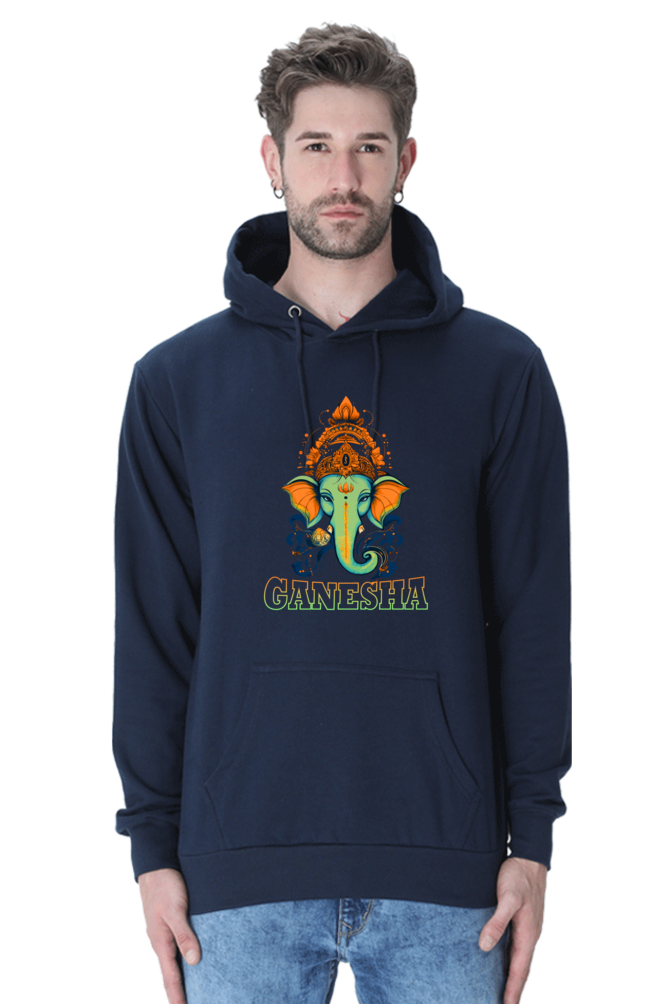 Jai Ganesha Power Hoodie Sweatshirt T-Shirts for Men Vastrdhamm