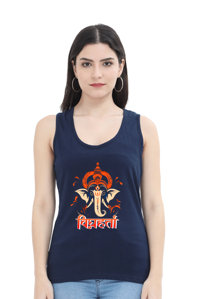 Ganesha ProtectorTank Top T-Shirts for Women Vastrdhamm