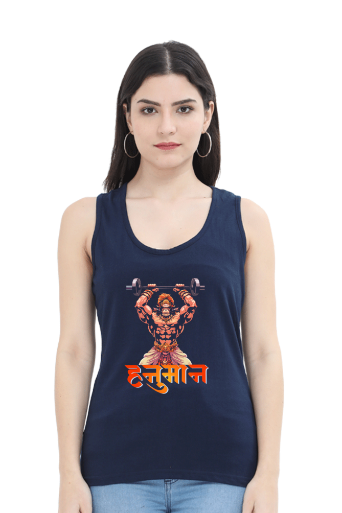 Hanuman Bhakti YogaTank Top T-Shirts for Women Vastrdhamm