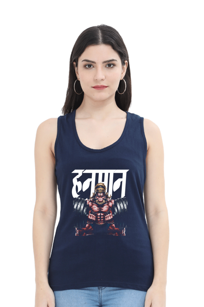 Hanuman Heroic ValorTank Top T-Shirts for Women Vastrdhamm