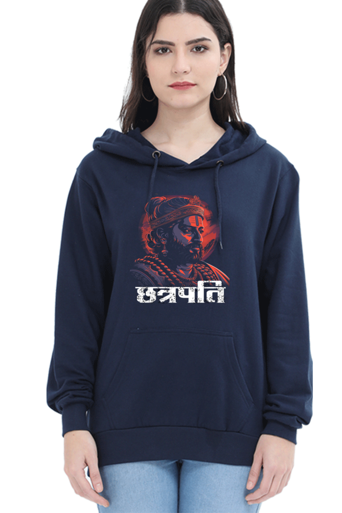 Shivaji Maharaj Courage Hoodie Sweatshirt T-Shirts for Women Vastrdhamm