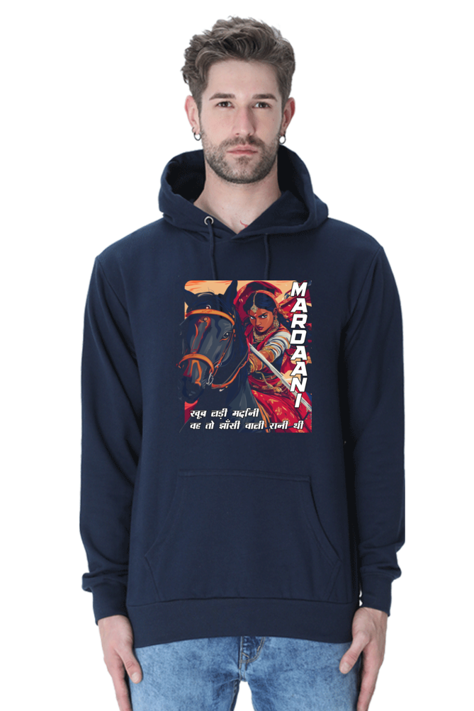 Lakshmi Bai Courage Unleashed Hoodie Sweatshirt T-Shirts for Men Vastrdhamm