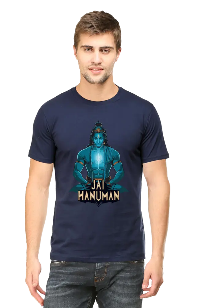 Hanuman's Tapasya Path to Divine Power T-Shirt | Regular Fit Vastrdhamm