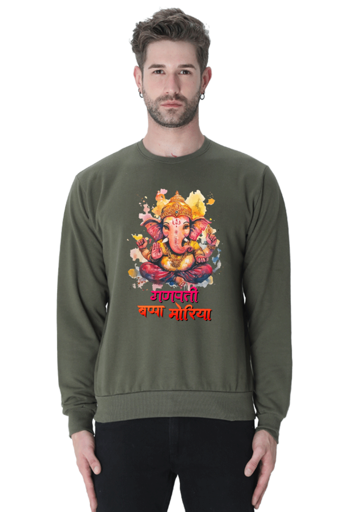 Ganesha Wisdom Sweatshirt T-Shirts for Men Vastrdhamm