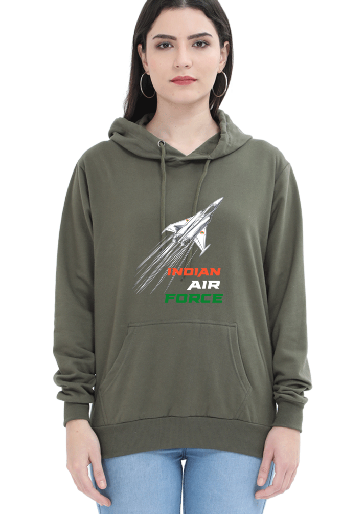 Blue Sky Defenders Indian Air Force. Hoodie Sweatshirt T-Shirts for Women Vastrdhamm