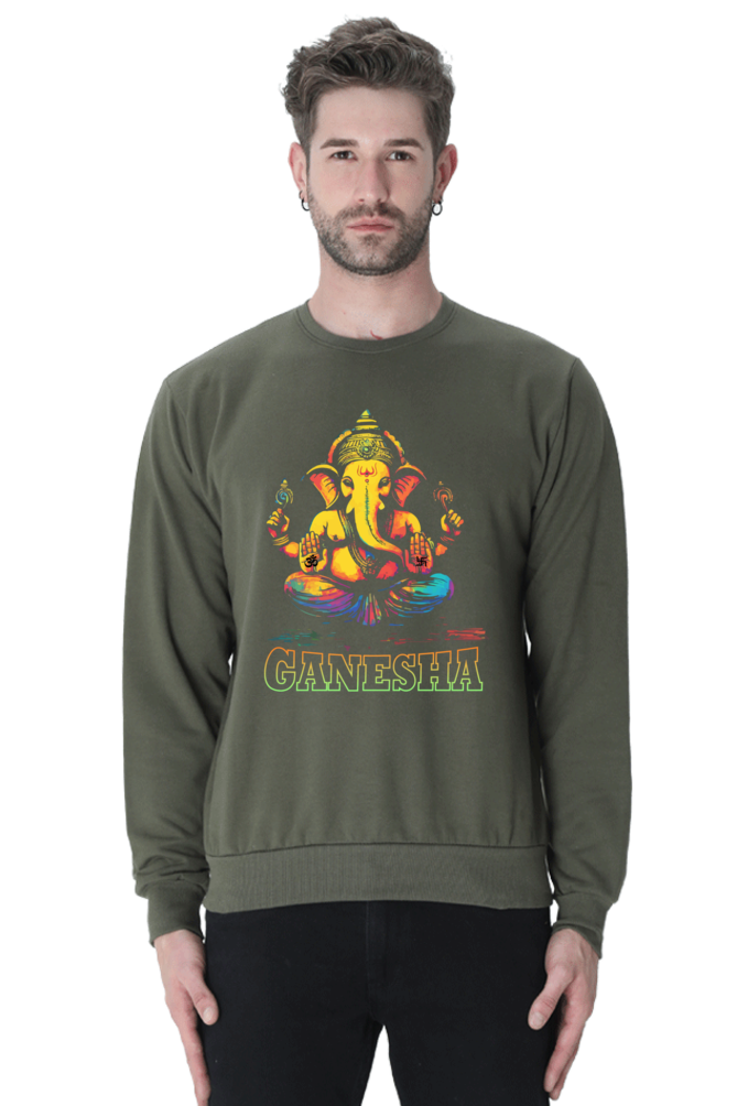 Ganesha Wisdom Sweatshirt T-Shirts for Men Vastrdhamm