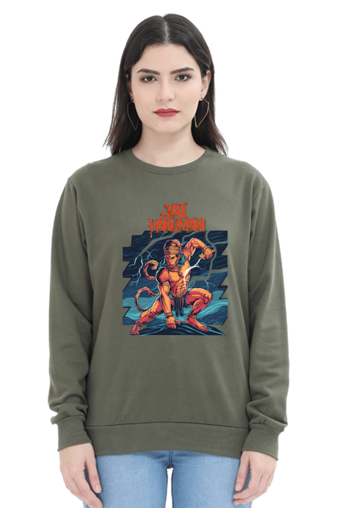 Hanuman Cosmic PowerSweatshirt T-Shirts for Women Vastrdhamm