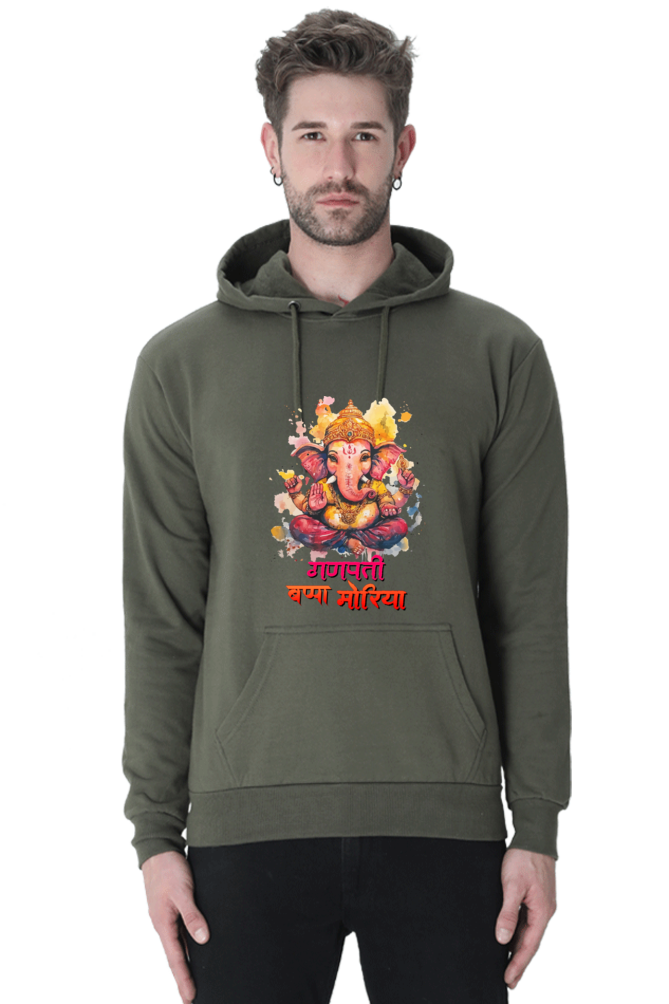 Ganesha Wisdom Hoodie Sweatshirt T-Shirts for Men Vastrdhamm