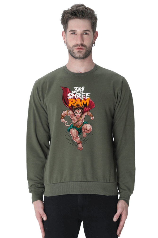 Hanuman Bhakti Power Sweatshirt T-Shirts for Men Vastrdhamm