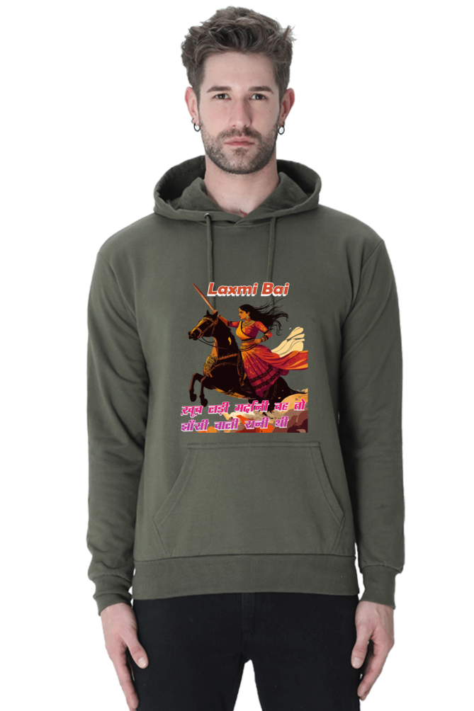 Lakshmi Bai Fierce Defender Hoodie Sweatshirt T-Shirts for Men Vastrdhamm