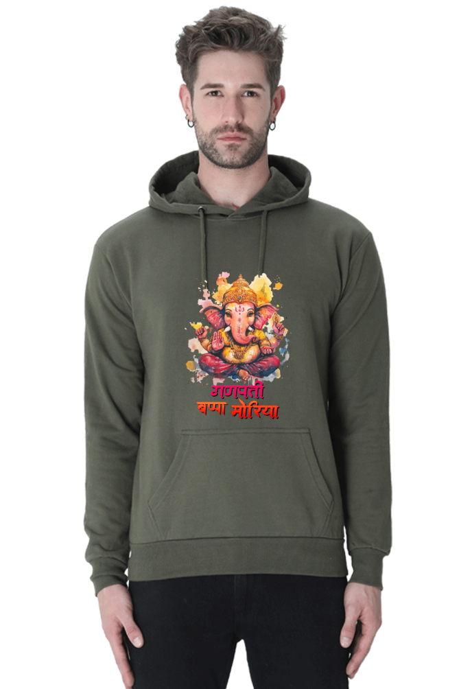 Ganesha Wisdom Hoodie Sweatshirt T-Shirts for Men Vastrdhamm