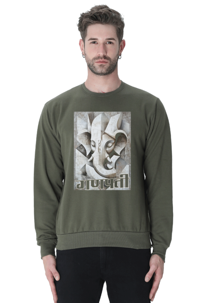 Ganesha Protector Sweatshirt T-Shirts for Men Vastrdhamm