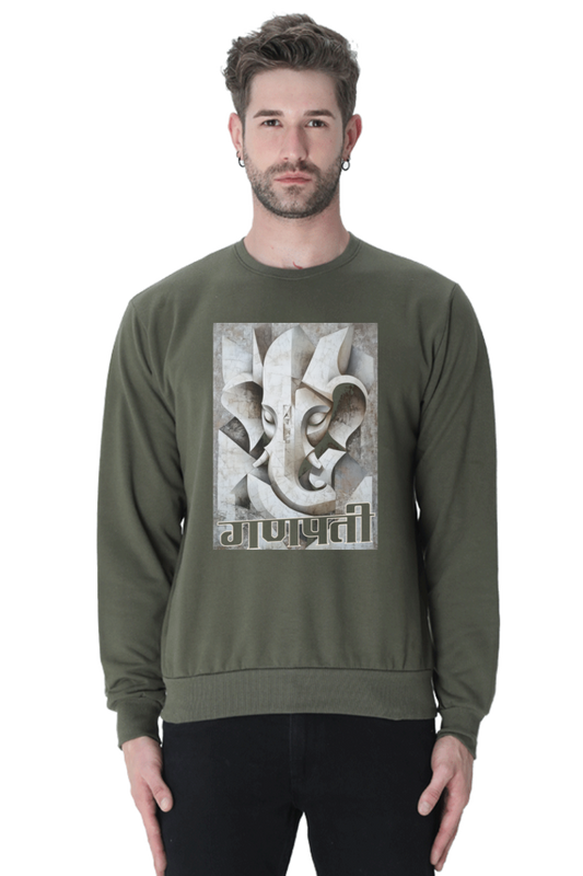 Ganesha Protector Sweatshirt T-Shirts for Men Vastrdhamm