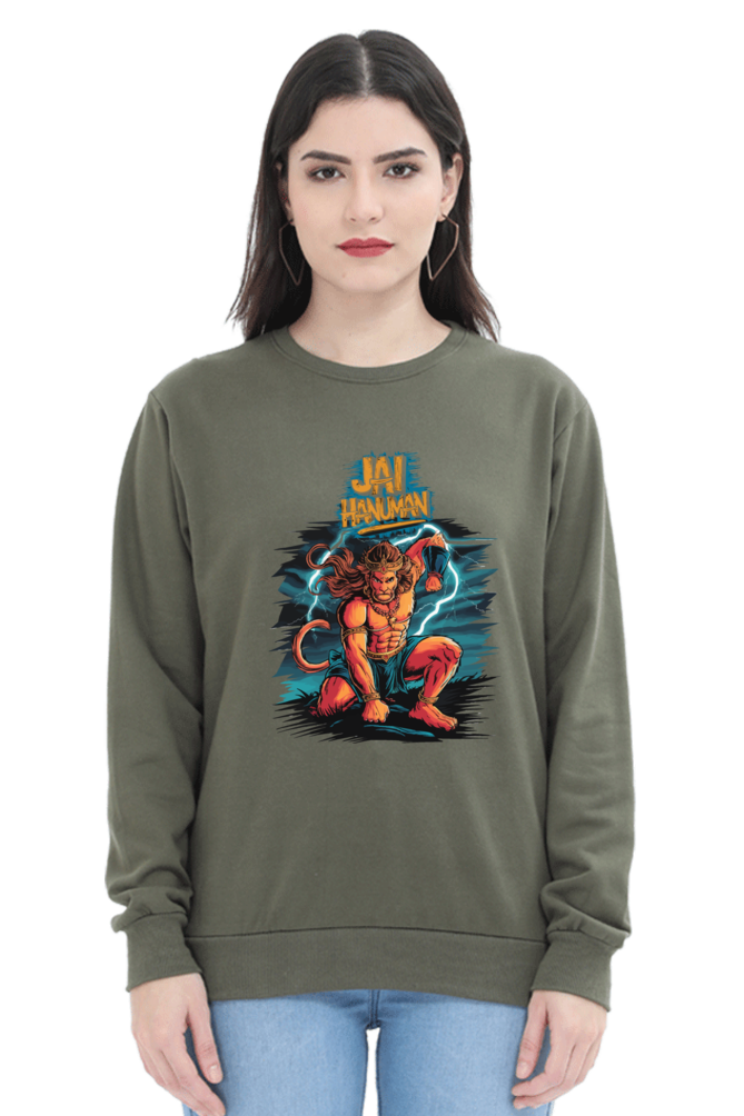 Hanuman Primal ForceSweatshirt T-Shirts for Women Vastrdhamm