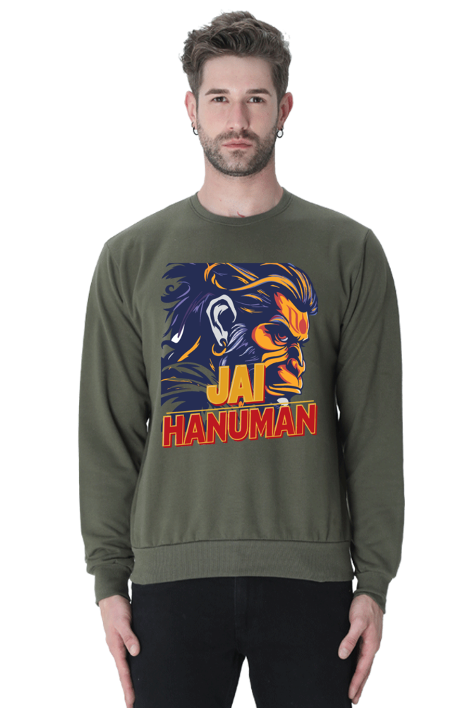 Hanuman Bhakti Strength Sweatshirt T-Shirts for Men Vastrdhamm