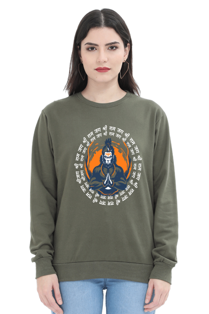 Hanuman Mountain LifterSweatshirt T-Shirts for Women Vastrdhamm