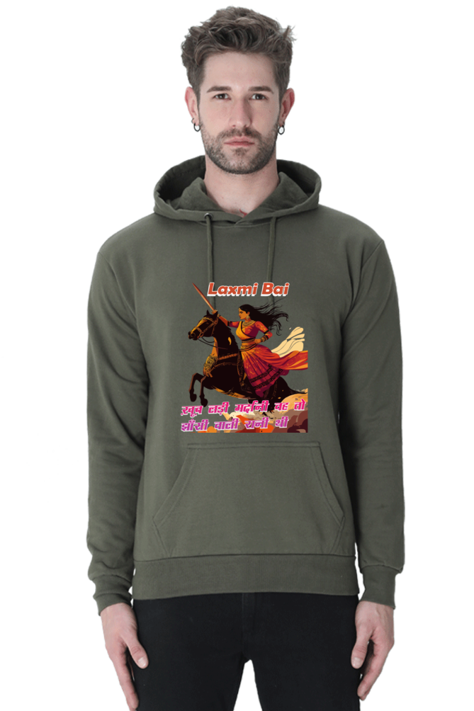 Lakshmi Bai Fierce Defender Hoodie Sweatshirt T-Shirts for Men Vastrdhamm