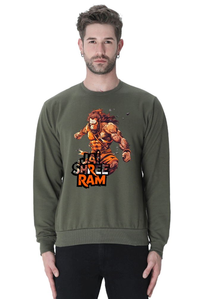 Hanuman Mountain Lifter Sweatshirt T-Shirts for Men Vastrdhamm