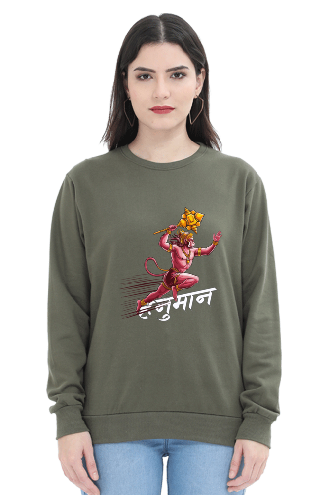 Hanuman CourageSweatshirt T-Shirts for Women Vastrdhamm