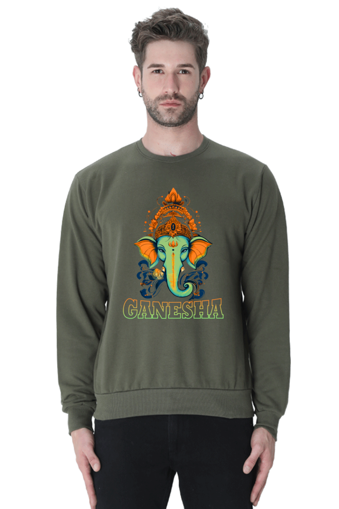 Jai Ganesha Glory Sweatshirt T-Shirts for Men Vastrdhamm