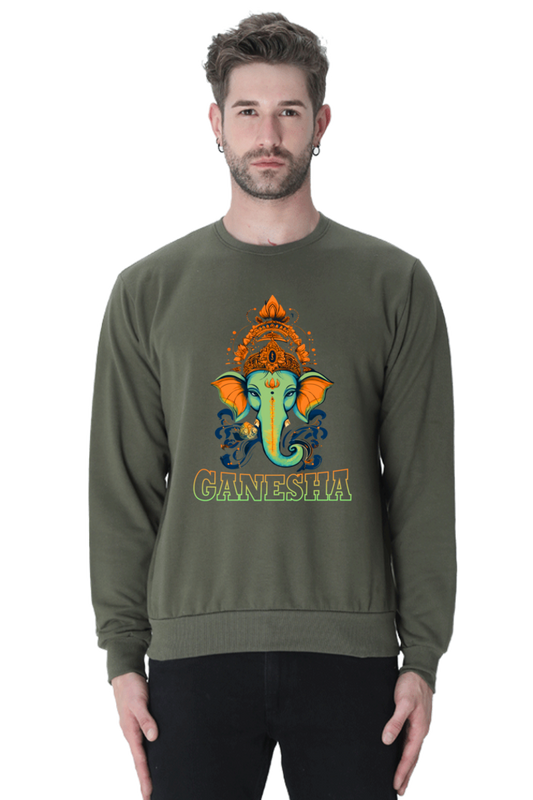 Jai Ganesha Glory Sweatshirt T-Shirts for Men Vastrdhamm