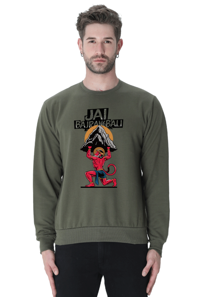 Hanuman Devotional Power Sweatshirt T-Shirts for Men Vastrdhamm