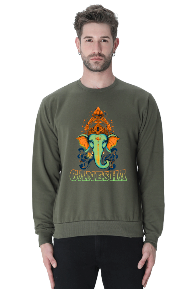 Jai Ganesha Glory Sweatshirt T-Shirts for Men Vastrdhamm