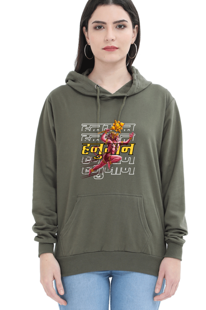 Hanuman Strength Hoodie Sweatshirt T-Shirts for Women Vastrdhamm