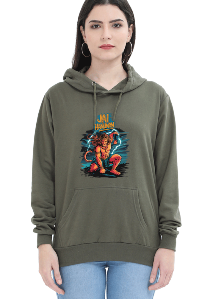Hanuman Sacred MightHoodie Sweatshirt T-Shirts for Women Vastrdhamm