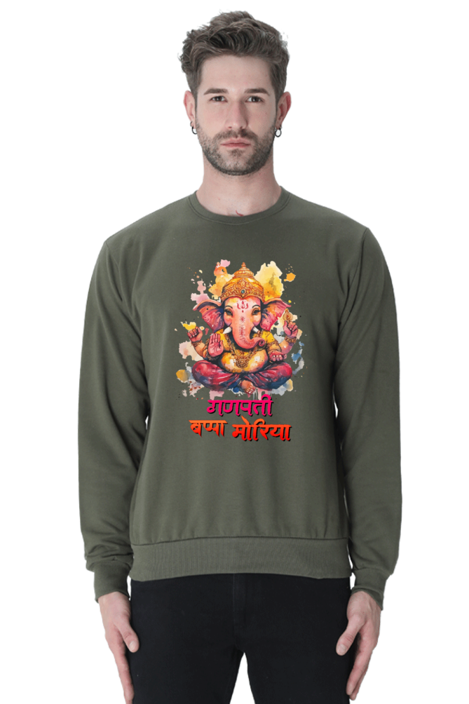 Ganesha Wisdom Sweatshirt T-Shirts for Men Vastrdhamm