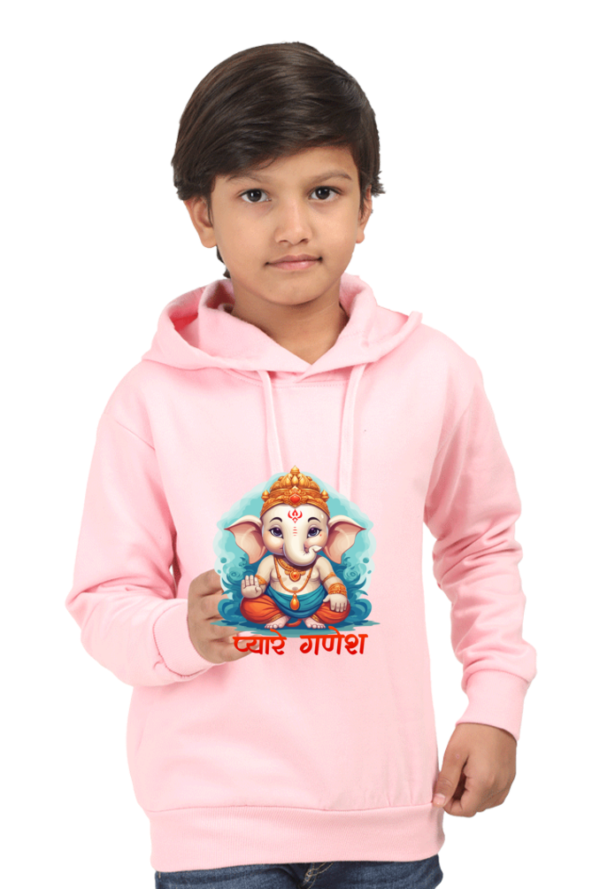 Ganesha Protector Hoodie Sweatshirt  T-Shirts for Boy Vastrdhamm