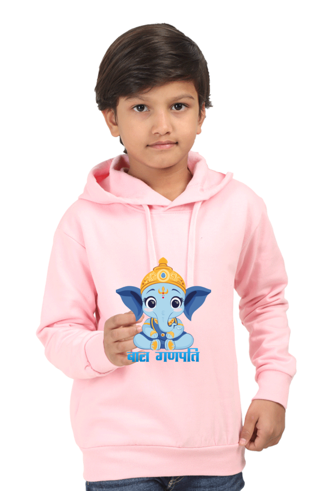 Jai Ganesha Power Hoodie Sweatshirt  T-Shirts for Boy Vastrdhamm