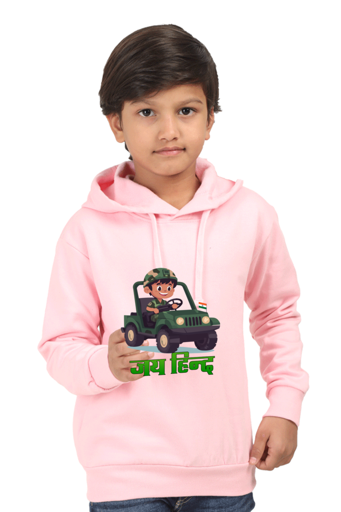 Jai Hind Hoodie Sweatshirt T-Shirt for Boys Vastrdhamm