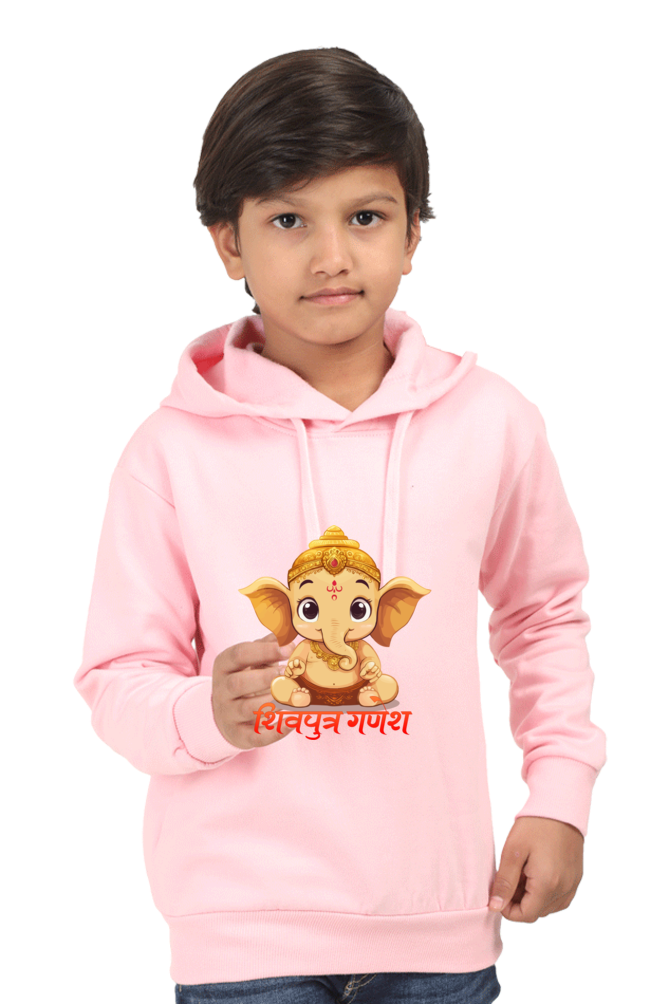 Jai Ganesha Glory Hoodie Sweatshirt  T-Shirts for Boy Vastrdhamm