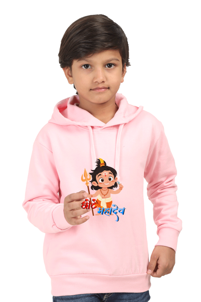 Shiv Ji Divine Power Hoodie Sweatshirt T-Shirts for Boy Vastrdhamm