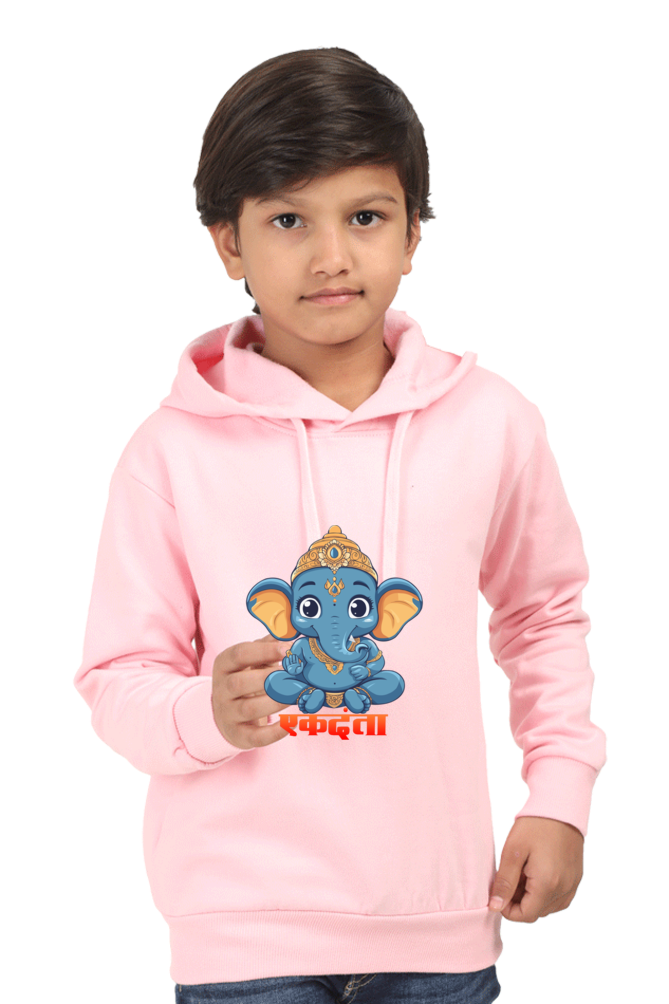 Ganesha Wisdom Hoodie Sweatshirt  T-Shirts for Boy Vastrdhamm