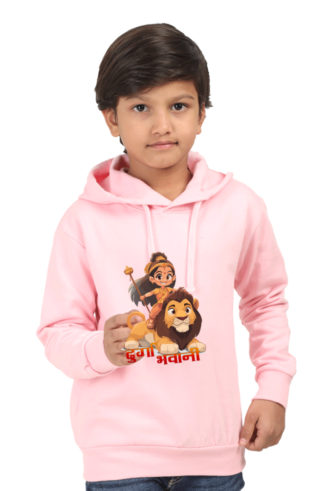 Maa Durga Warrior Hoodie Sweatshirt  T-Shirts for Boy Vastrdhamm