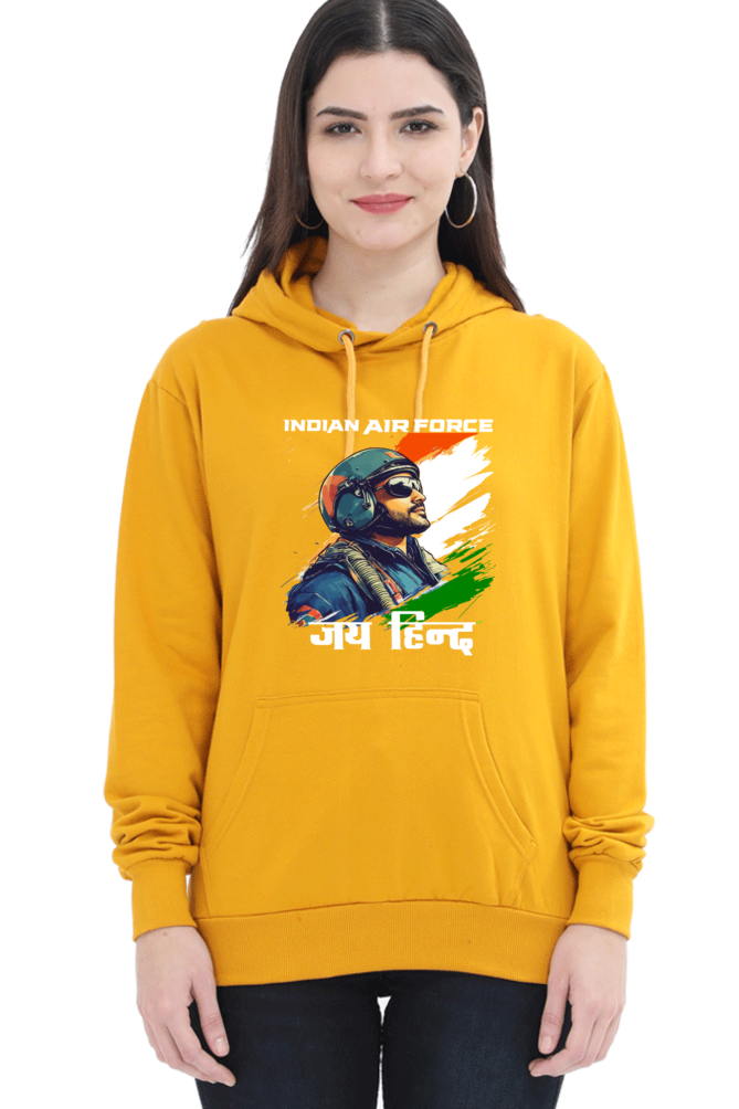 Blue Sky Defenders Indian Air Force. Hoodie Sweatshirt T-Shirts for Women Vastrdhamm