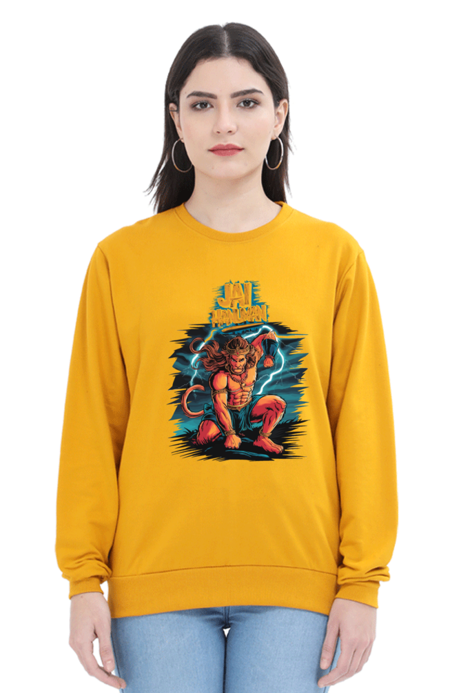 Hanuman Primal ForceSweatshirt T-Shirts for Women Vastrdhamm