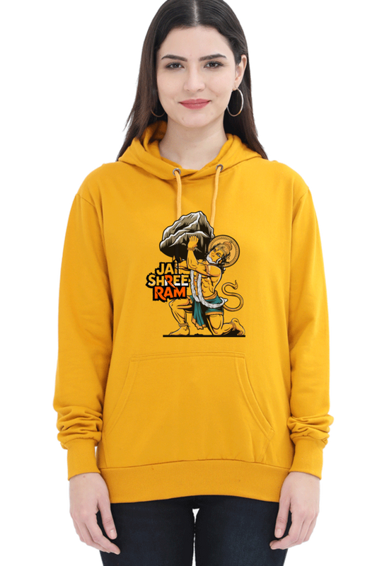 Hanuman Brave HeartHoodie Sweatshirt T-Shirts for Women Vastrdhamm