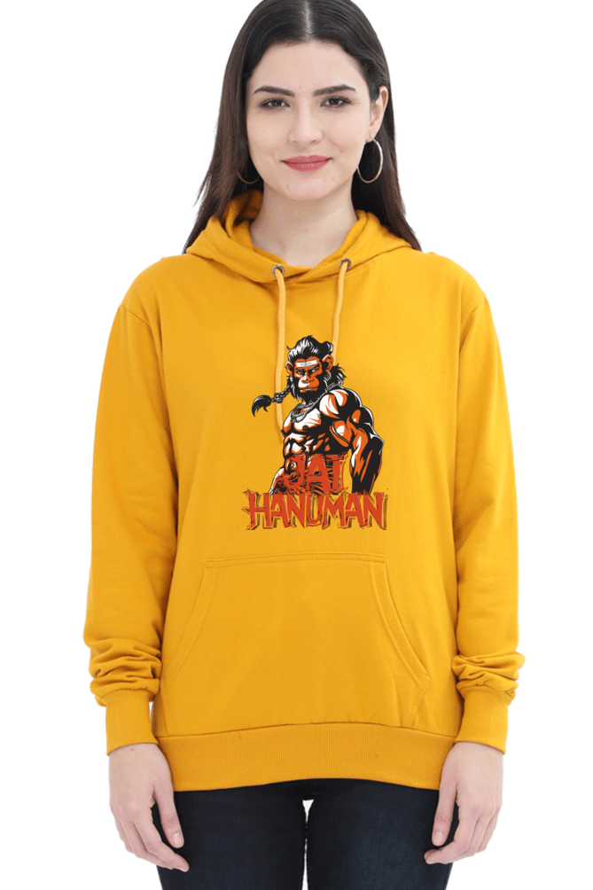 Hanuman Bhakti DevotionHoodie Sweatshirt T-Shirts for Women Vastrdhamm