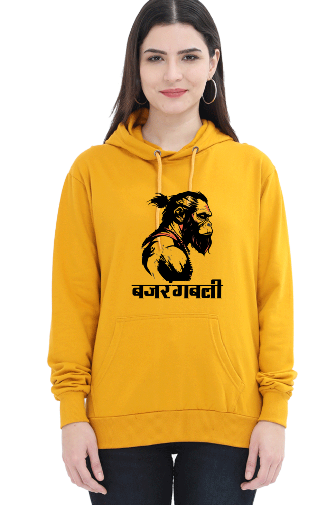 Hanuman Devotional PowerHoodie Sweatshirt T-Shirts for Women Vastrdhamm