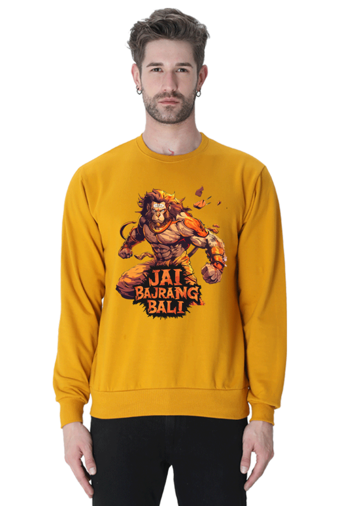 Hanuman Devotional Power Sweatshirt T-Shirts for Men Vastrdhamm