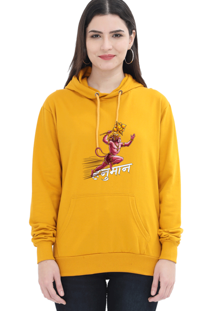 Hanuman Mighty HeroHoodie Sweatshirt T-Shirts for Women Vastrdhamm