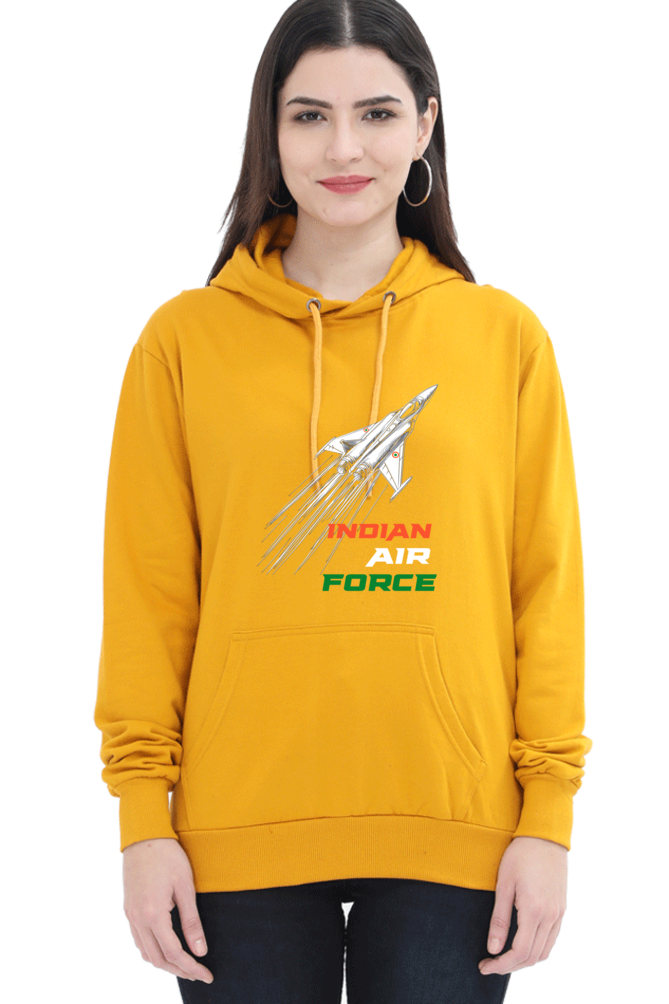 Blue Sky Defenders Indian Air Force. Hoodie Sweatshirt T-Shirts for Women Vastrdhamm