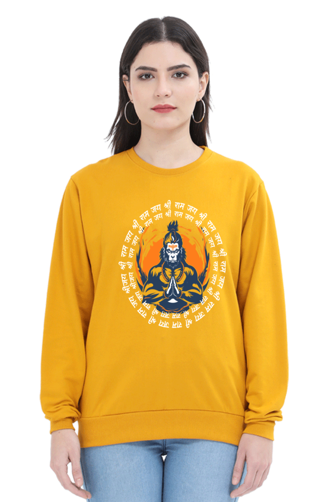 Hanuman Mountain LifterSweatshirt T-Shirts for Women Vastrdhamm