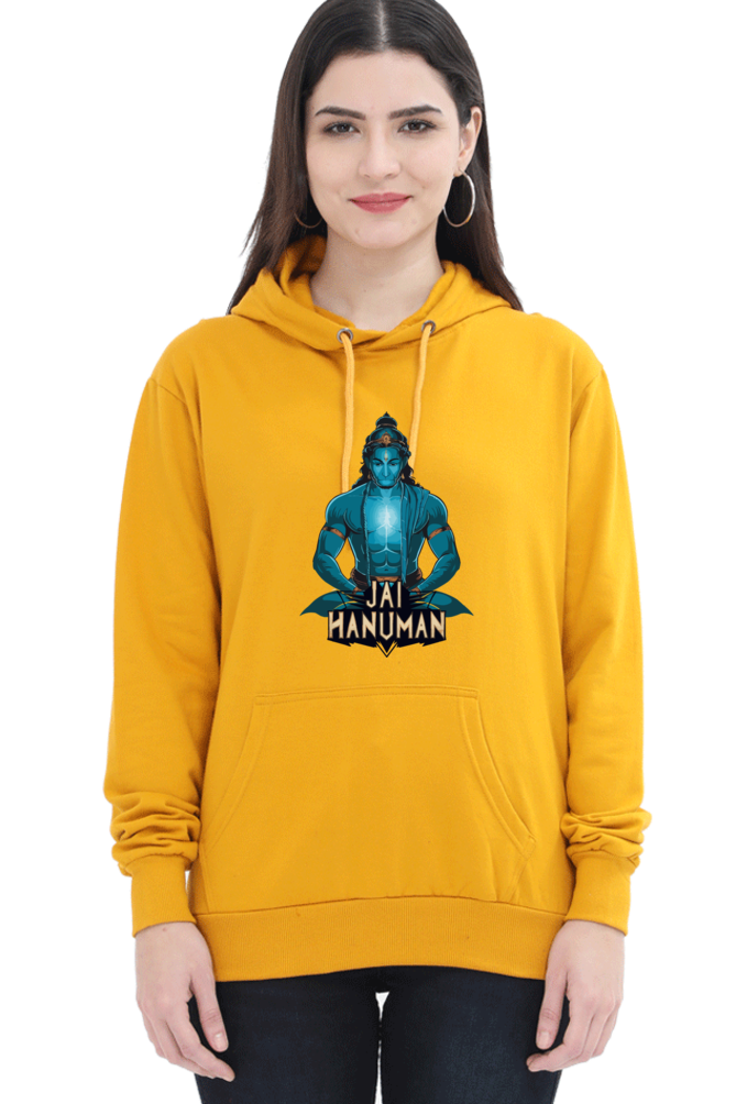 Hanuman Bhakti WarriorHoodie Sweatshirt T-Shirts for Women Vastrdhamm