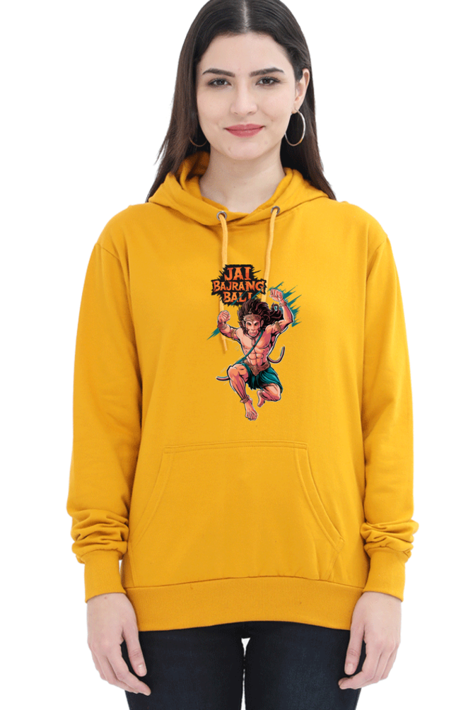 Hanuman Bhakti DevotionHoodie Sweatshirt T-Shirts for Women Vastrdhamm