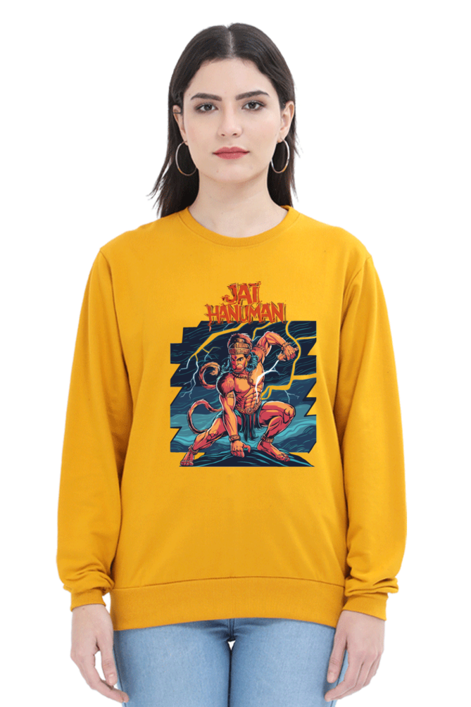 Hanuman Cosmic PowerSweatshirt T-Shirts for Women Vastrdhamm